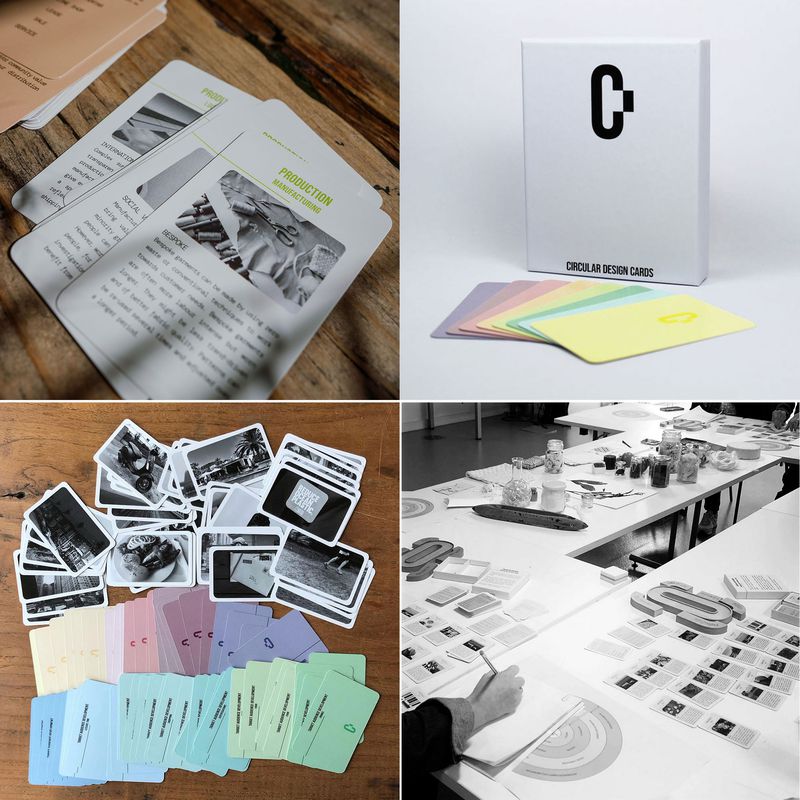 circular design cards by Sabine Lettmann